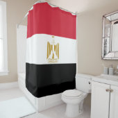 Rideaux De Douche Drapeau de l'Égypte (En situation)