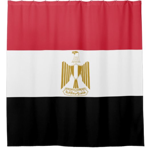 Rideaux De Douche Drapeau de l'Égypte (Devant)