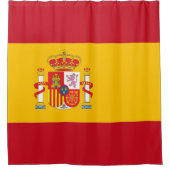 Rideaux De Douche Drapeau de l'Espagne (Devant)