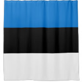 Rideaux De Douche Drapeau de l'Estonie (Devant)