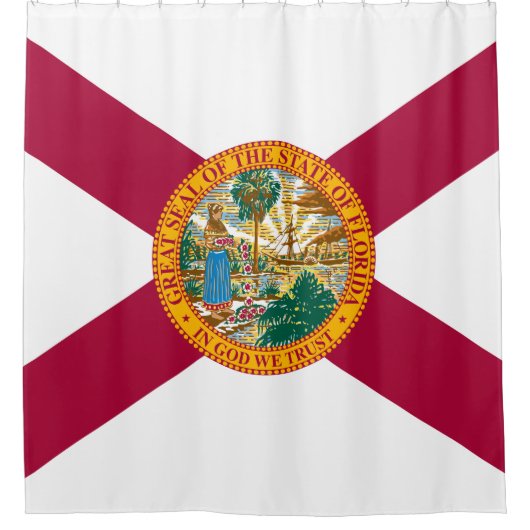 Rideaux De Douche Drapeau de l'État de Floride (Devant)