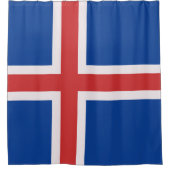 Rideaux De Douche Drapeau de l'Islande (Devant)