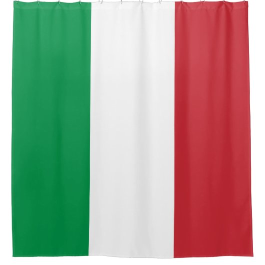 Rideaux De Douche Drapeau de l'Italie (Devant)