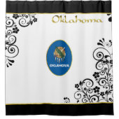 Rideaux De Douche Drapeau de l'Oklahoma (Devant)