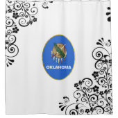 Rideaux De Douche Drapeau de l'Oklahoma (Devant)