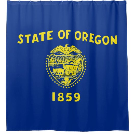 Rideaux De Douche Drapeau de l'Oregon (Devant)