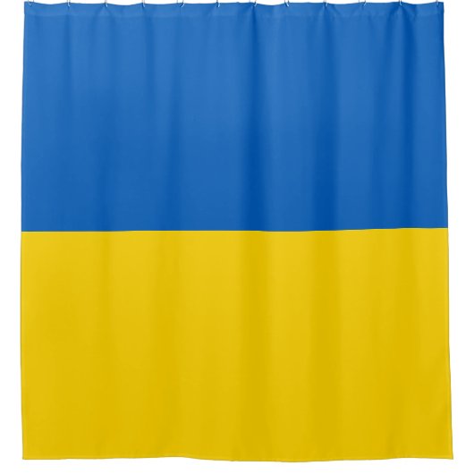 Rideaux De Douche Drapeau de l'Ukraine (Devant)