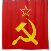 Rideaux De Douche Drapeau de l'URSS - Drapeau de l'Union soviétique (Devant)