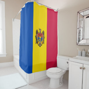 Rideaux De Douche Drapeau de Moldavie
