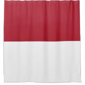 Rideaux De Douche Drapeau de Monaco (Devant)