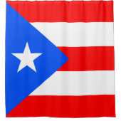 Rideaux De Douche Drapeau de Porto Rico (Devant)