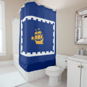 Rideaux De Douche Drapeau de Québec (Québec, Canada) (En situation)