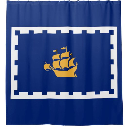 Rideaux De Douche Drapeau de Québec (Québec, Canada) (Devant)