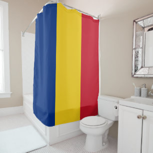 Rideaux De Douche Drapeau de Roumanie