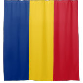Rideaux De Douche Drapeau de Roumanie (Devant)