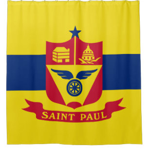 Rideaux De Douche Drapeau de Saint Paul (Minnesota)
