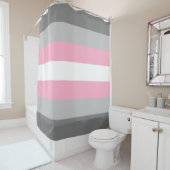 Rideaux De Douche Drapeau Demigirl (En situation)