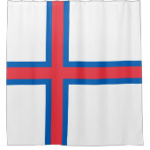 Rideaux De Douche Drapeau des îles Féroé (Devant)