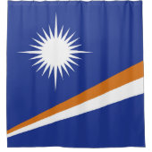 Rideaux De Douche Drapeau des Îles Marshall (Devant)