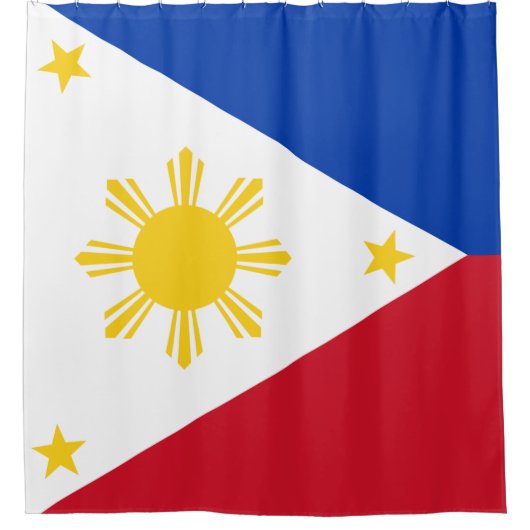 Rideaux De Douche Drapeau des Philippines (Devant)