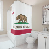 Rideaux De Douche Drapeau d'État de Californie (En situation)
