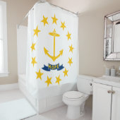 Rideaux De Douche Drapeau d'État de Rhode Island (En situation)