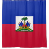 Rideaux De Douche Drapeau d'Haïti (Devant)