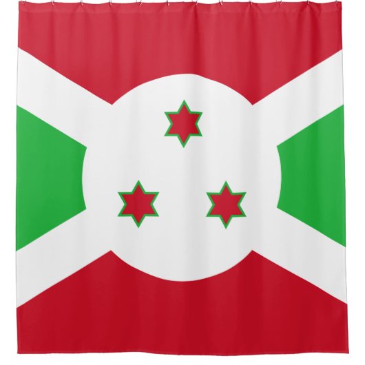 Rideaux De Douche Drapeau du Burundi (Devant)