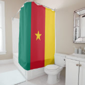 Rideaux De Douche Drapeau du Cameroun (En situation)