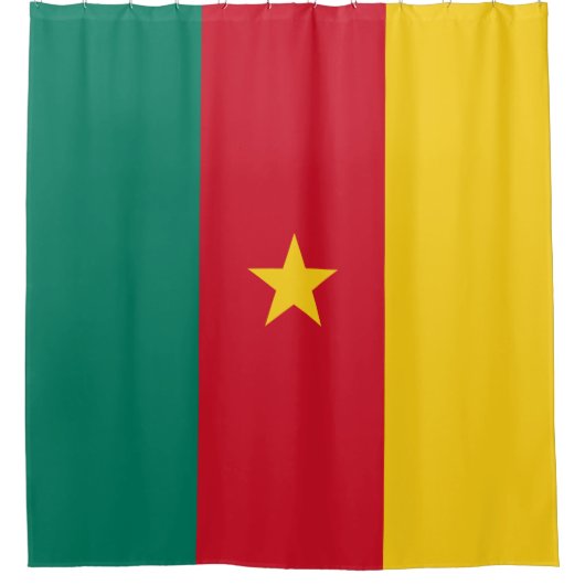 Rideaux De Douche Drapeau du Cameroun (Devant)