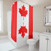 Rideaux De Douche Drapeau du Canada (En situation)