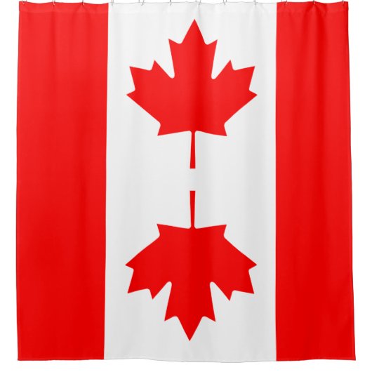 Rideaux De Douche Drapeau du Canada (Devant)