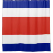 Rideaux De Douche Drapeau du Costa Rica (Devant)