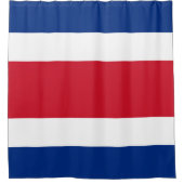 Rideaux De Douche Drapeau du Costa Rica (Devant)