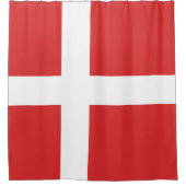 Rideaux De Douche Drapeau du Danemark (Devant)