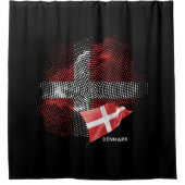 Rideaux De Douche Drapeau du Danemark (Devant)