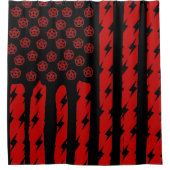 Rideaux De Douche Drapeau du démon (Devant)
