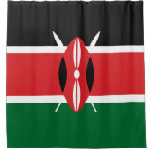 Rideaux De Douche Drapeau du Kenya (Devant)