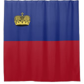 Rideaux De Douche Drapeau du Liechtenstein (Devant)
