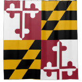 Rideaux De Douche Drapeau du Maryland (Devant)