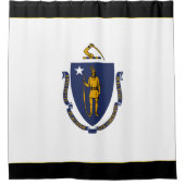 Rideaux De Douche Drapeau du Massachusetts (Devant)