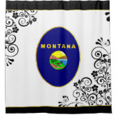 Rideaux De Douche Drapeau du Montana (Devant)