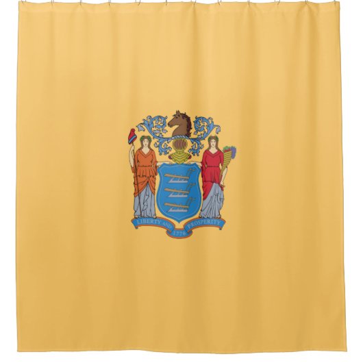 Rideaux De Douche Drapeau du New Jersey (Devant)