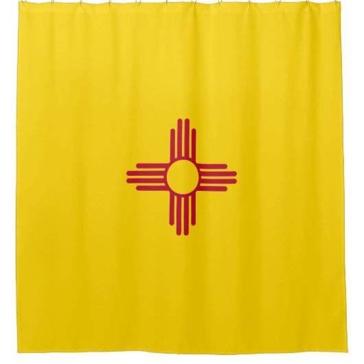 Rideaux De Douche Drapeau du Nouveau-Mexique (États-Unis) (Devant)