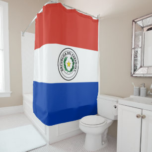 Rideaux De Douche Drapeau du Paraguay