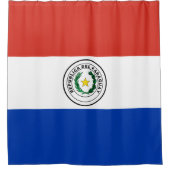 Rideaux De Douche Drapeau du Paraguay (Devant)
