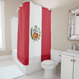 Rideaux De Douche Drapeau du Pérou