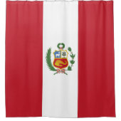 Rideaux De Douche Drapeau du Pérou (Devant)