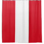 Rideaux De Douche Drapeau du Pérou (Devant)