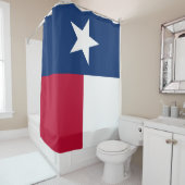 Rideaux De Douche Drapeau du Texas (En situation)